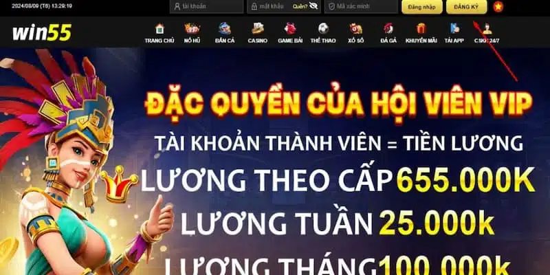 Bước xác nhận mở tài khoản cược thành công