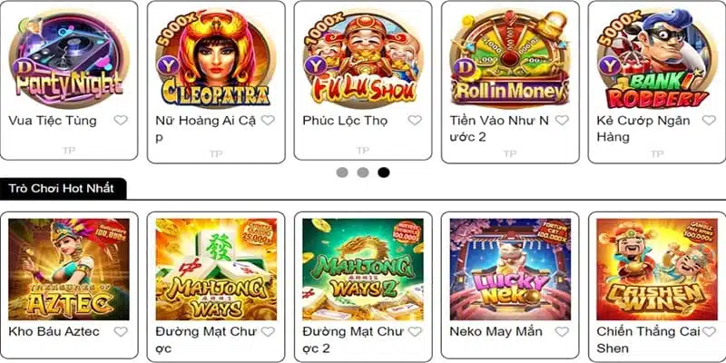 Kho game nổ hũ tại Win55 vô cùng đa dạng hấp dẫn