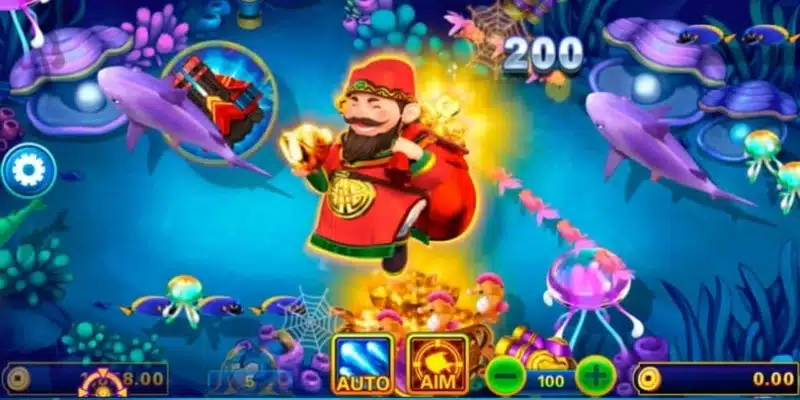 Giao diện game đổi thưởng Bắn Cá Thần Tài